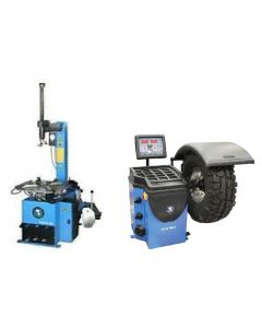 ATETCWB-COMBO5 image(0) - Atlas Automotive Equipment Atlas Equipment TC229 Rim Clamp Tire Changer + WB41 Wheel Balancer Combo Package (WILL CALL)