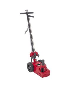 INT565F image(2) - American Forge & Foundry Axle Jack - 22 Ton Capacity - Air/Hydraulic - Spring Return - w/ 3 pc Ext Kit & 2 pc Handle