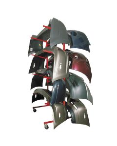 Innovative Tools & Tech Mobile Bumper MBM Mobile Bumper Cover Storage Rack, 41 in W x 37 in D x 85 in H, 250 lb Load