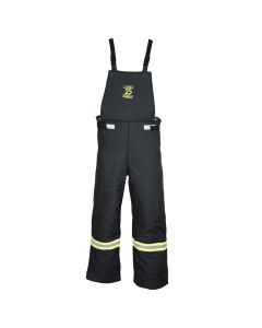 OBERON Bib Overalls - Arc Flash - 25 Cal TCG - Color: Black - Size: Medium