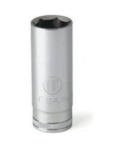 KDT80407 image(0) - GearWrench 3/8 Inch Drive 6 Point Deep Metric Socket 21mm