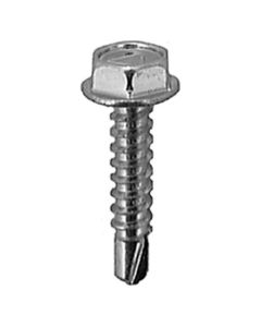 AVC9612 image(0) - AUVECO 9612 Hex Washer Head Teks #2 Drill Point Tapping Screw, #8 x 3/4 in L, Zinc