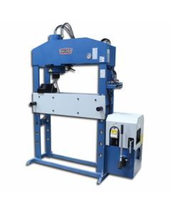 BLI1012402 image(0) - Baileigh 220V 3 Phase 66 Ton Hydraulic H-Frame Press 9.84 Inch Stroke