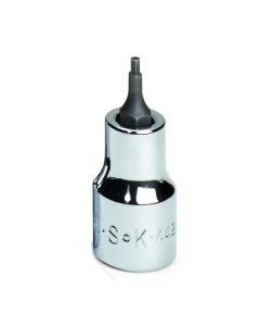 S K Hand Tools Skt Bit Chrm 3/8dr 7/64 Tmprpf