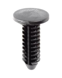 AUVECO 19836 Single Head Type 1 Trim Panel Retainer, 7/16 in Dia Bottom Head x 7/32 in Dia Stem, Nylon, Black