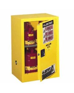 Justrite Mfg. Co. 12G Flame Safe Cabinet Yellow