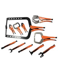 ANGGRALUMSET image(0) - Anglo American Grip-On 11PC Locking Pliers for Alum body work