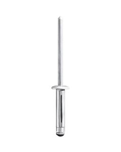 AUVECO 20971 Split-Type Specialty Rivet, 5/32 in Dia x 3/64 to 9/32 in Grip Range, Aluminum Rivet/Mandrel