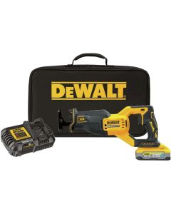 DeWalt 20V MAX* XR&reg; Brushless Cordless Reciprocating Saw Kit With DEWALT POWERSTACK&trade; 5.0 Ah Battery