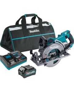 MAKGSR01M1 image(0) - Makita 40V max XGT&reg; Brushless Cordless Rear Handle 7-1/4&rdquo; Circular Saw Kit, bag, with one battery (4.0 Ah)