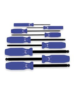 EKL90609 image(1) - Eklind Tool Company 9-Piece Ball Hex Screwdriver Set