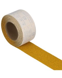 MMM02767 image(0) - 3M  Hookit Gold Sheet Roll 02767, 40D, 2-3/4-inch x 8.7 yd (70mm x 8 m)