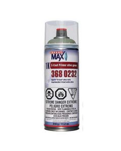 SprayMax 3680232 1K E-Coat Primer, 11.2 oz Aerosol Can, Olive Green, 5.4 sq-ft Coverage