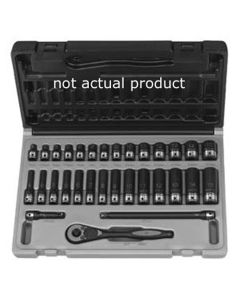 Grey Pneumatic 1/4" Drive x 7mm Standard Duo-Socket -12 Point