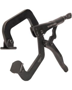 Klein Tools C-Clamp Locking Pliers With Standard Jaws, 6-Inch
