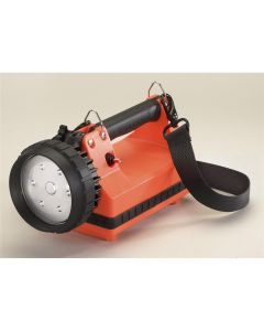 Streamlight E-Flood FireBox Standard System - 120V/100V AC/12V DC - Includes Shoulder Strap & Mounting Rack - Orange