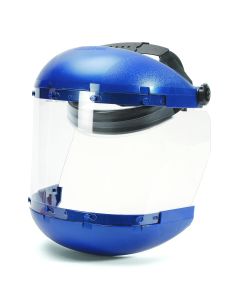 SRWS38140 image(0) - Sellstrom Sellstrom- Face Shield - 380 Series - 6.5" x 19.5" x 0.040" Window - Clear AF - Ratcheting Headgear - Dual Crown