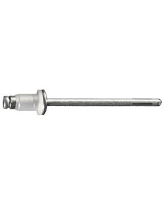 AVC20788 image(0) - AUVECO 20788 Specialty Rivet, 1/8 in Dia x 3/64 to 1/8 in Grip Range, Aluminum Rivet/Steel Mandrel