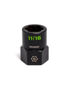 GETXBS40 image(0) - Grip Edge Tools 11/16"  3/8" Dr RPT Socket Extractor with FORS (Standard Length)