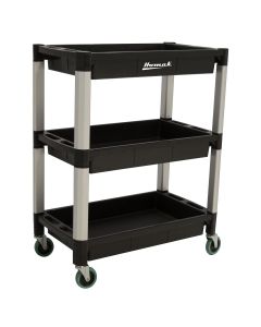 Homak Manufacturing Utility Cart 30 in. x 16 in. 3-Shelf Plastic