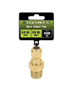 Flexzilla Pressure Washer Quick-Connect Blasting Spray Nozzle, 1/4", 0&deg;, Red, Stainless Steel/Plastic