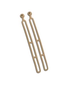 BLBBBRT01-BG image(0) - Blubird Rapid Tie 16" Non Marring Adjustable Extendable Strap, Patented, Made in USA - 2 Pack - Beige