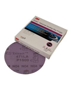 MMM2094 image(0) - 3M Trizact 02094 471LA Series Abrasive Disc, 3 in Dia, P1500 Grit, Hook and Loop, Gray