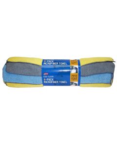 CRD40062 image(1) - Carrand 8 pk Microfiber Towel 14x14 (80/20 Blend)