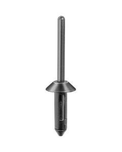 AVC13747 image(0) - AUVECO 13747 Type 1 Expansion Rivet, 13/64 in Dia Hole x 1-7/8 in OAL x 1/16 to 11/64 in Grip Range, Nylon, Black