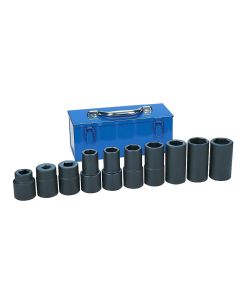 GRE9263 image(0) - Grey Pneumatic #5 Spline 10 Piece SAE/Metric Truck Set