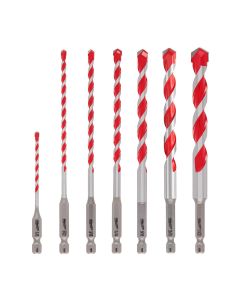 MLW48-20-9057 image(2) - Milwaukee Tool 7PC. SHOCKWAVE Impact Duty Carbide Hammer Drill Bit Set