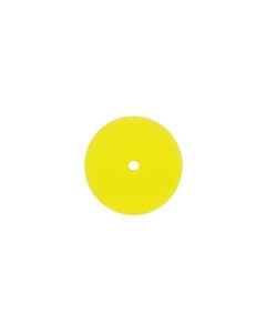 BUF3000G image(0) - Buff And Shine 3000G Grip Pad, 8 in Dia, 2 in THK, Hook and Loop Attachment, Reticulated Polyester Foam Pad, Yellow