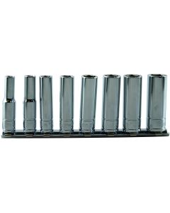 K Tool International SOC SET 1/4" DR 8 PC MM DEEP