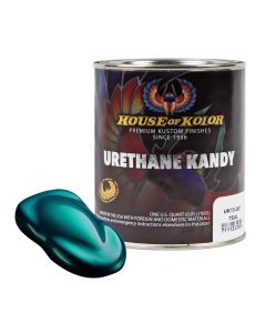 HOKUK15-Q01 image(0) - House Of Kolor Kosmic Kolor UK15-Q01 Urethane Enamel Kandy, 1 qt Can, Teal