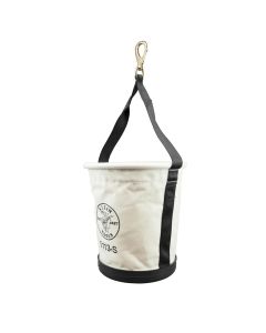 KLE5114DSC22 image(0) - Klein Tools Canvas Bucket with Drawstring Close, 22-Inch
