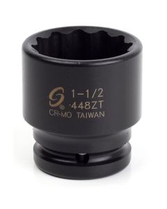 SUN448ZT image(0) - SUNEX 3/4 in. Drive 12-Point Thin Wall Impa