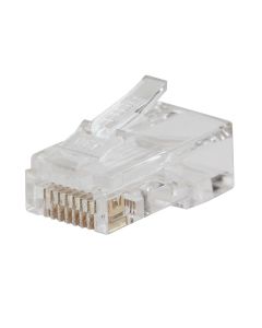 KLEVDV826729 image(0) - Klein Tools Pass-Thru&trade; Modular Data Plugs RJ45-CAT6, 10-Pack