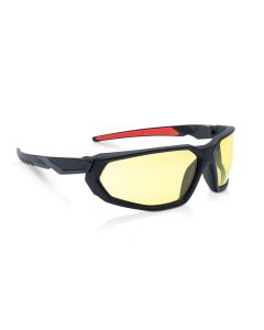 JCK45103 image(0) - Jackson Safety Safety Glasses - HyperGuard F-Series - Amber Lens - Black Full Frame - STA-CLEAR Anti-Fog