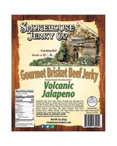 THS619793-183694 image(0) - Tender Heifer Snack Co. Volcanic Jalapeno Brisket Beef Jerky - 3 oz