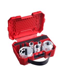 MLW49-22-3091 image(0) - Milwaukee Tool 12 PC HOLE DOZER with Carbide Teeth Plumber Feets Hole Saw Kit