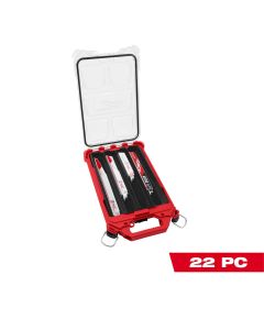 MLW49-22-5640 image(2) - Milwaukee Tool Milwaukee 22PC SAWZALL Blade PACKOUT Kit
