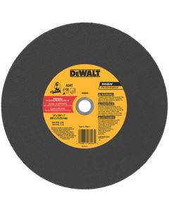 DeWalt 14"x1" Stud Chop Saw Whl (Lt)