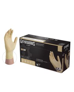 AMXILHD44100-CS image(0) - Gloveworks M HD P/F Textured Latex Gloves - Case