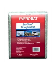 FIB942 image(1) - Fibre glass Evercoat Sea-Glass 100942 Fiberglass Mat, 0.75 oz Bag, White/Neutral, Solid