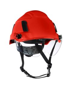 JCK22157 image(0) - Jackson Safety Safety Helmet - XS2-550 Series - Type 2 Plus - With Flip-Up Visor - Red