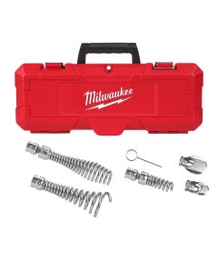 Milwaukee Tool 1-1/4" - 2" Head Attachment Kit for Milwaukee&reg; 5/8" Sectional Cable