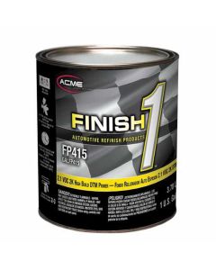 FNHFP415-1 image(0) - Finish 1 Automotive Refinish Products FP415-1 High Build 2-Component 2.1 VOC DTM Primer, 1 gal Can, Gray, 4:1 Mixing