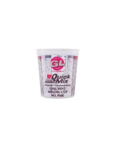 CSR916 image(0) - Coster G.L. Ent. Quick Mix 916 Measuring and Mixing Cup with Lid, 16 oz, Clear