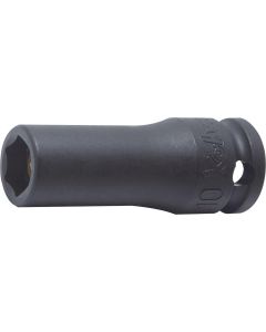 KKN13300XG-17 image(0) - Ko-ken USA 13300XG-17 3/8 Sq. Dr. Socket 17mm 6 point Length 50mm Slide Magnet