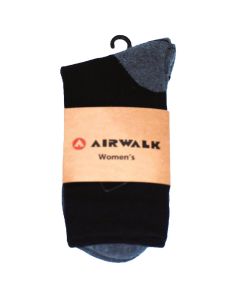 FSIAW-WOM-SOCK-OS image(0) - Airwalk Moisture Wicking Socks with COOLMAX Technology - Women's - OSFM
